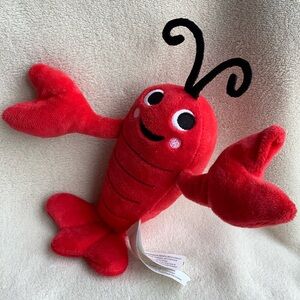 Walmart Talking Valentines Red Plush Lobster Stuffed Animal Working Toy